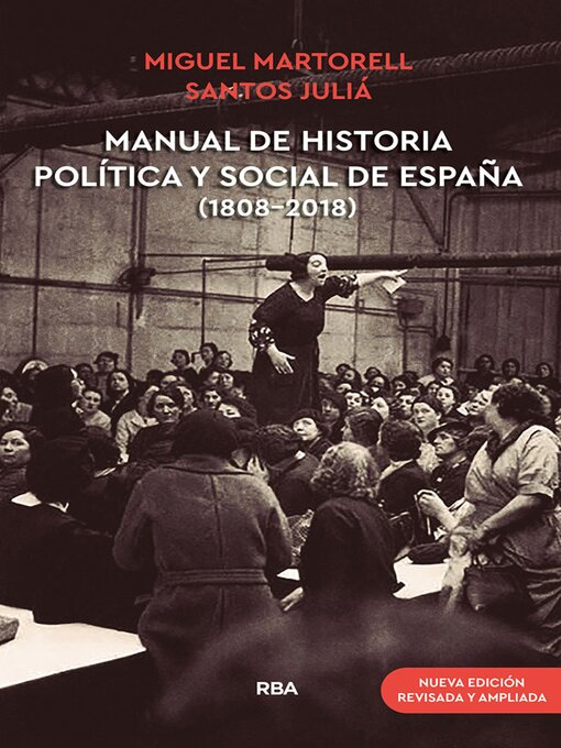 Title details for Manual de Historia Política y Social de España (1808-2018) by Miguel Martorell - Available